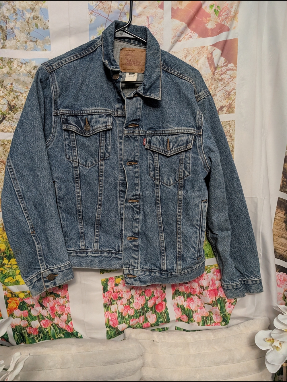 Levi's Blue Denim Shirt Jacket - Classic Trucker Style